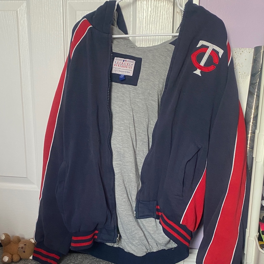 Minnesota Twins Navy and Red Jacket